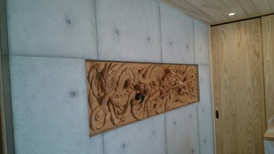 プラスターボードに打放し風作製